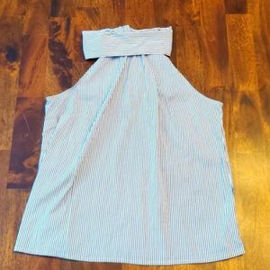 41 Hawthorn tie neck tank blouse